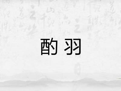 酌羽
