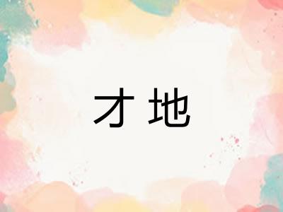 才地