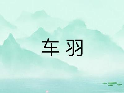 车羽