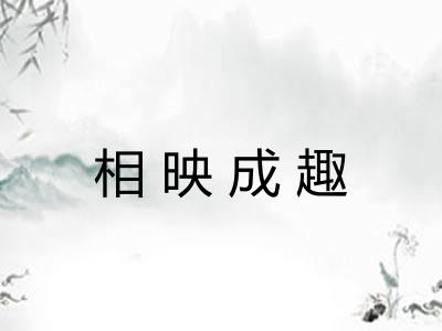 相映成趣