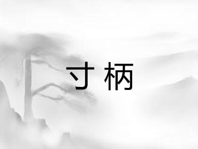 寸柄