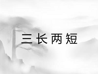 三长两短