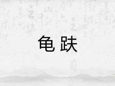 龟趺