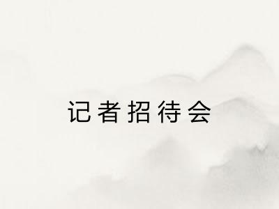 记者招待会