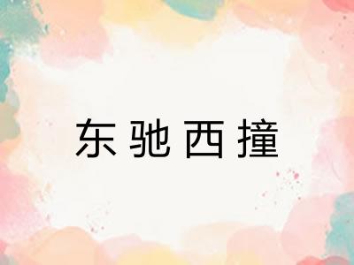 东驰西撞