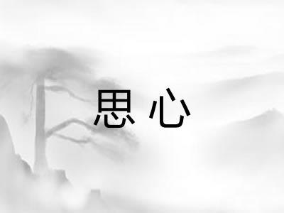 思心