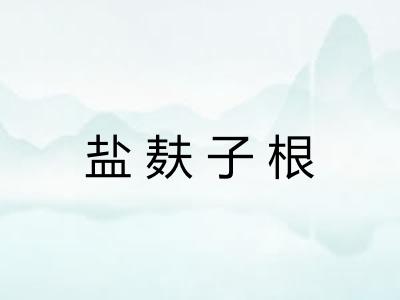 盐麸子根