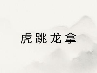 虎跳龙拿