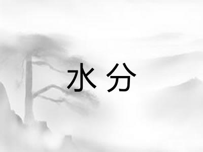 水分