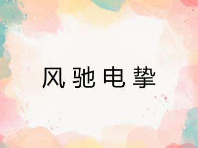 风驰电挚