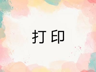 打印
