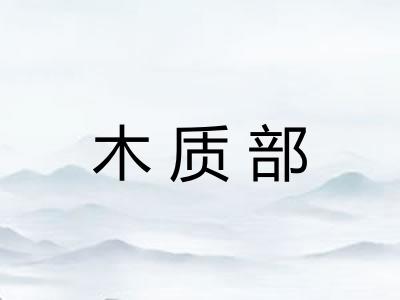 木质部