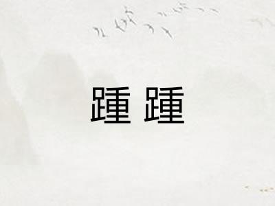踵踵