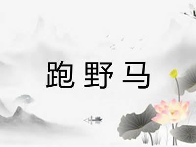 跑野马
