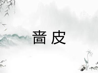 啬皮
