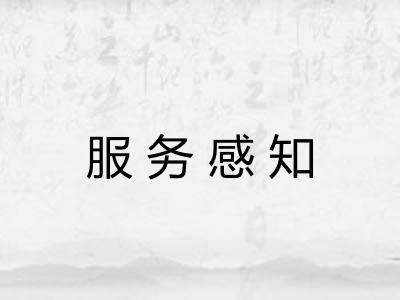 服务感知
