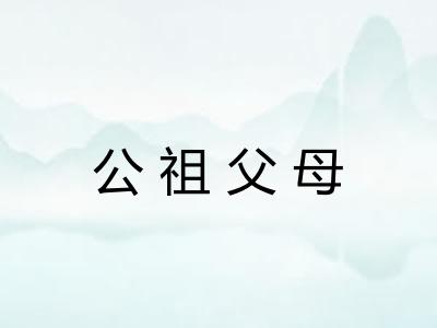 公祖父母