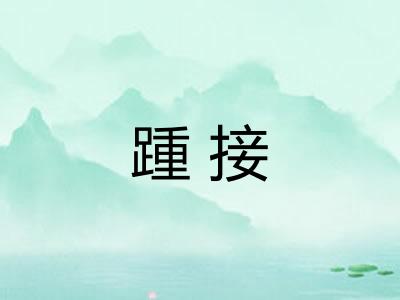 踵接