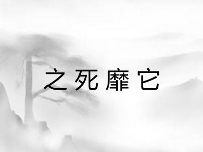 之死靡它