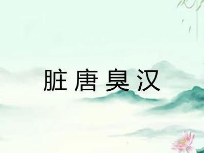 脏唐臭汉