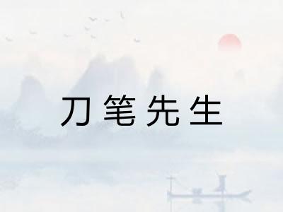 刀笔先生