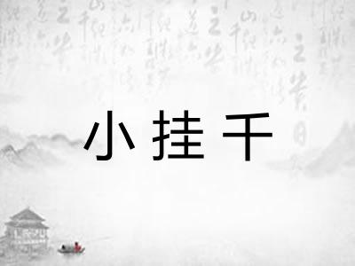 小挂千
