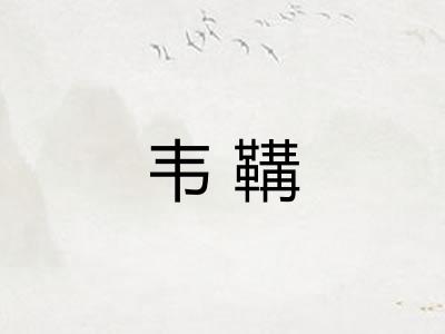 韦鞲