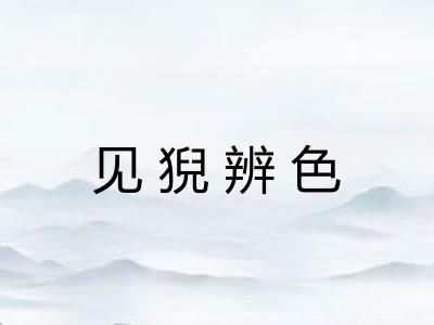 见猊辨色