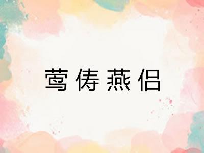莺俦燕侣
