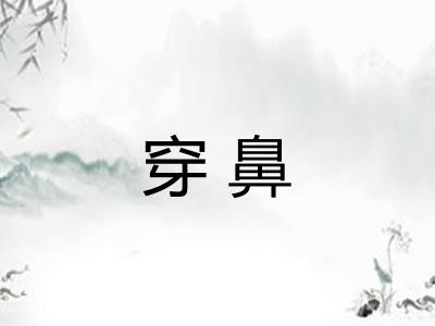 穿鼻