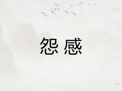 怨感
