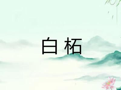 白柘