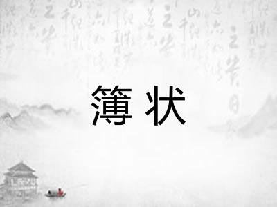簿状