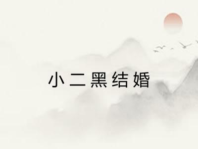 小二黑结婚