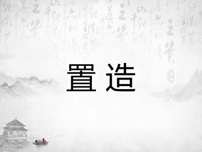置造
