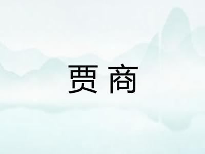 贾商 贾商