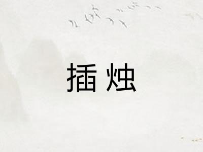 插烛