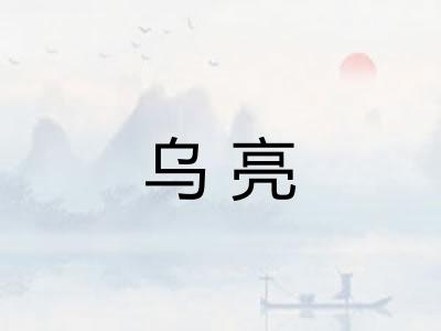 乌亮 乌亮
