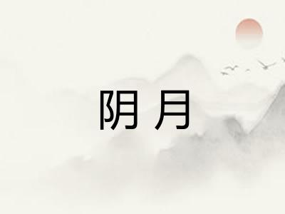 阴月