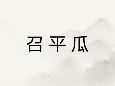 召平瓜 召平瓜