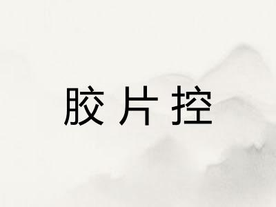 胶片控 胶片控