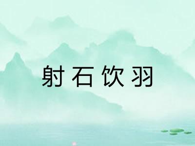 射石饮羽