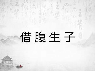 借腹生子 借腹生子