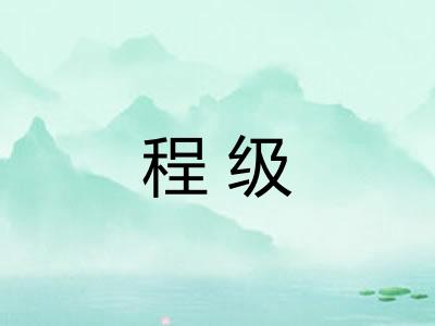 程级