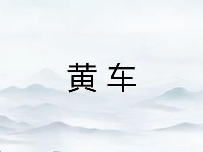 黄车