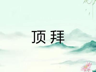 顶拜