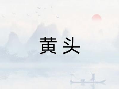 黄头 黄头