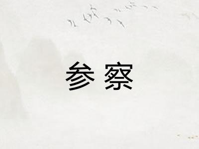 参察