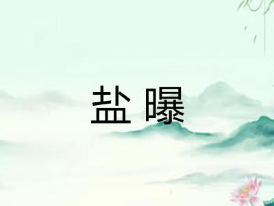 盐曝