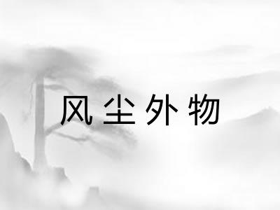 风尘外物 风尘外物